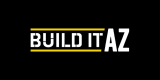 Build It AZ Logo on Black Background